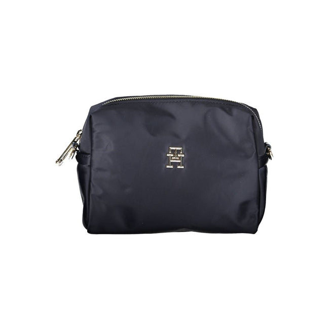 Blaue Polyester-Handtasche