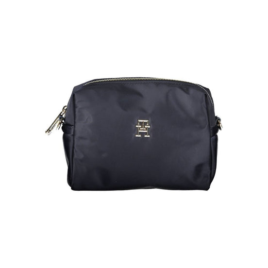 Blaue Polyester-Handtasche