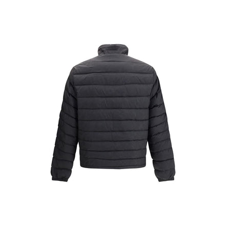 Schwarze Polyester-Jacke