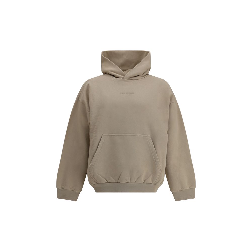 Beiger Baumwoll-Sweatshirt