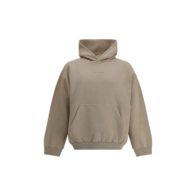 Beiger Baumwoll-Sweatshirt