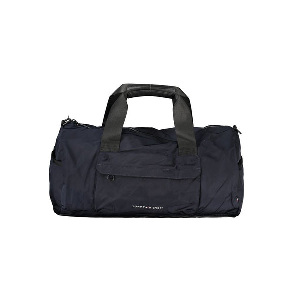Blaue Polyester Handtasche